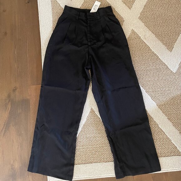 Amour Vert NWT Women's Tencel Twill Wide Pant - Picture 6 of 10